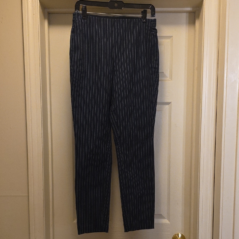 Rag & Bone Navy Striped Dress Slacks. A-8.